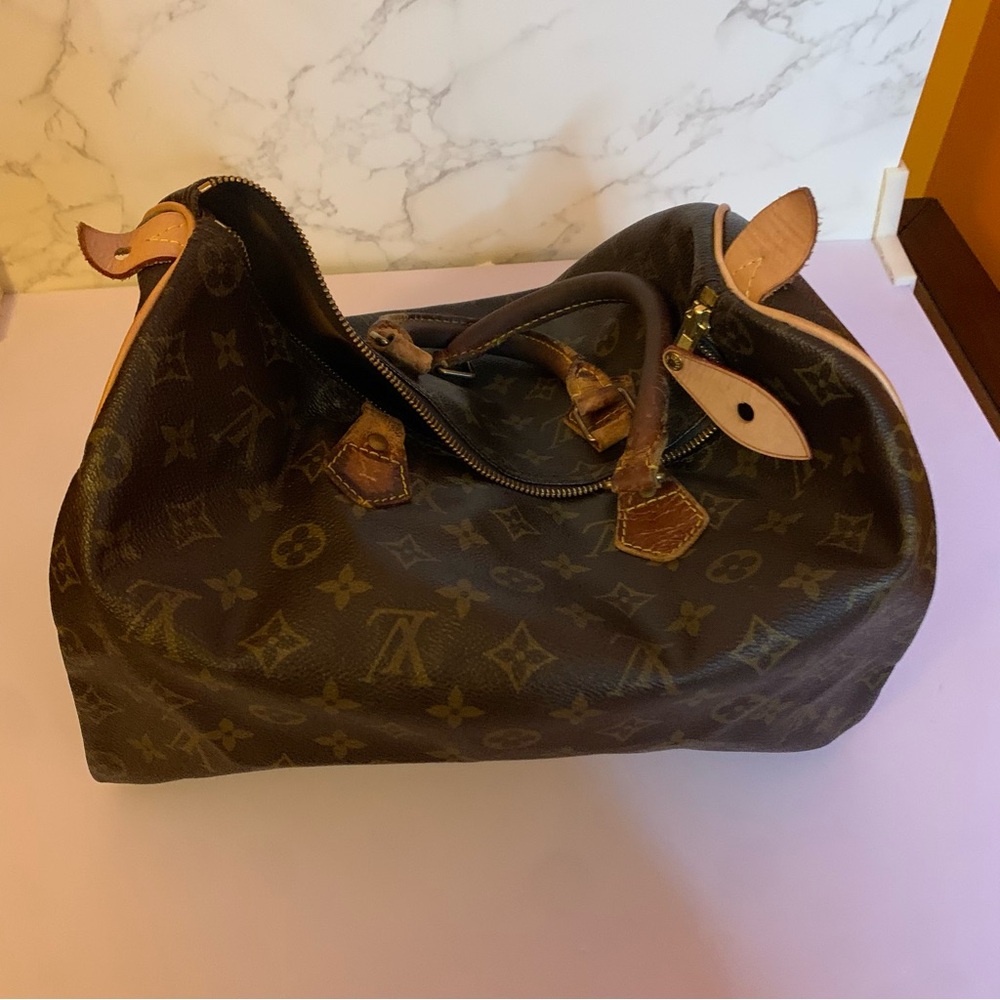 Louis Vuitton Speedy 35 As Is - (Needs Handle Repair) -